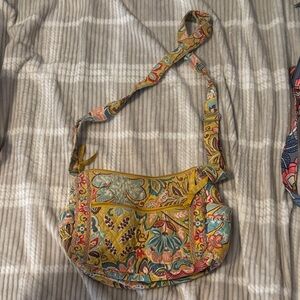 Vera Bradley Yellow Floral Crossbody Bag